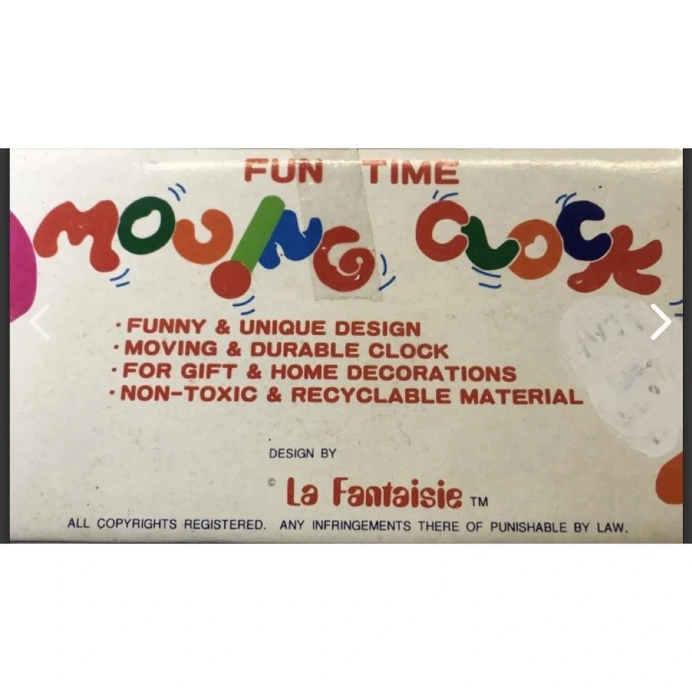 La Fantaisie‎ Funtime Puppets Moving Clock Children Nursery